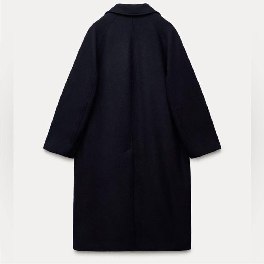 ZARA OVERSIZED WOOL BLEND COAT ZW COLLECTION - Picture 5 of 16